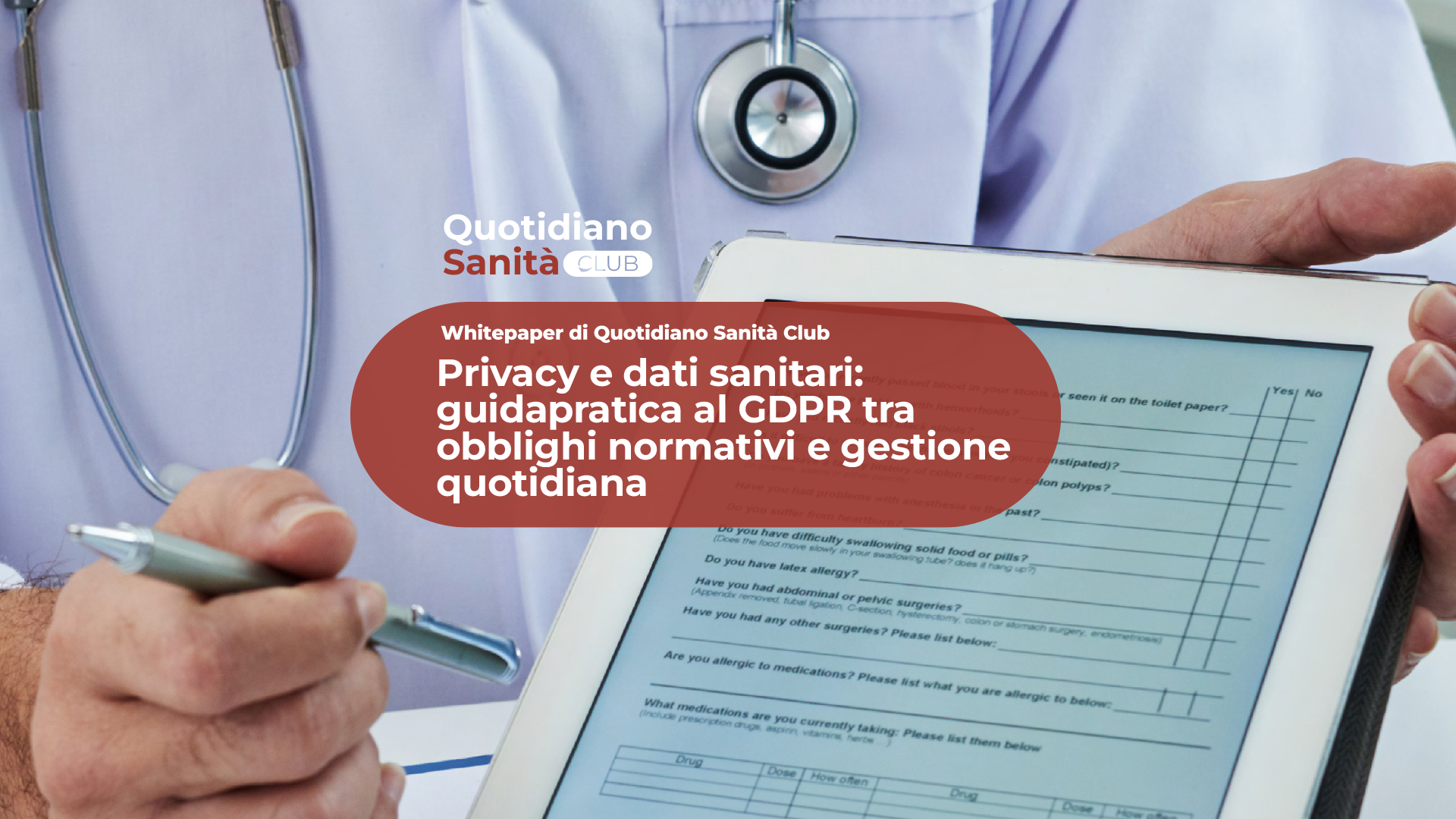 Privacy e dati sanitari: guida pratica al GDPR
