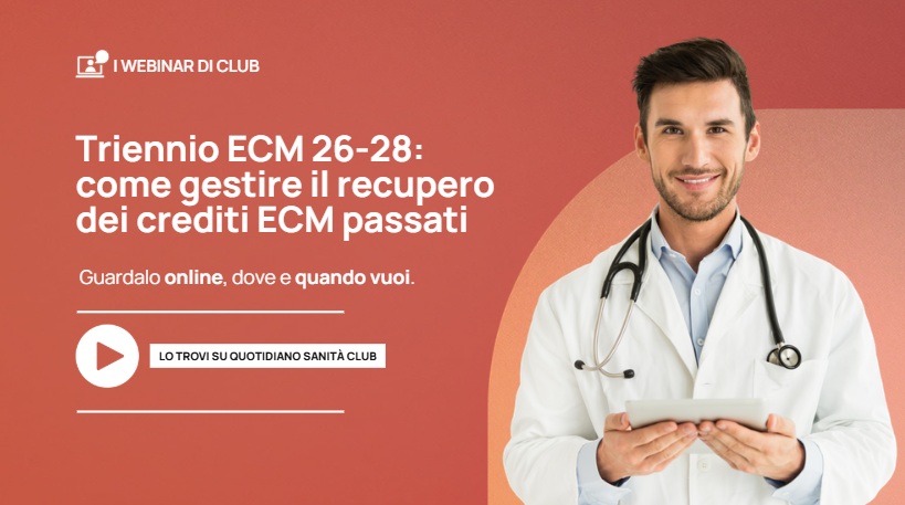 Triennio ECM 2026-2028, recupero crediti e Dossier Formativo PRO: riguarda il webinar