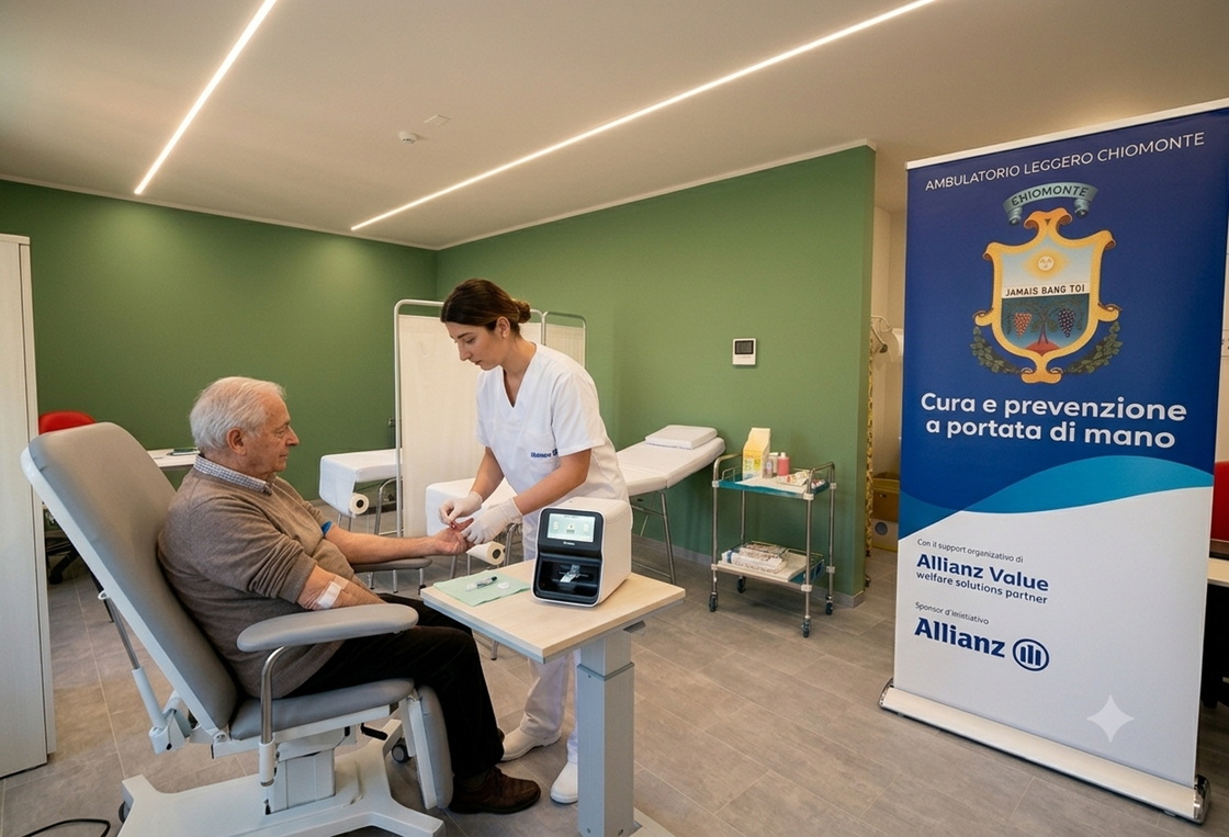 Telemedicina nei piccoli comuni, a Chiomonte nasce l’ambulatorio leggero per portare la sanità vicino ai cittadini